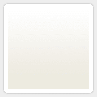 Classic White and Alabaster Ombre Gradient Pairs w/ Sherwin Williams Alabaster SW7008 Sticker